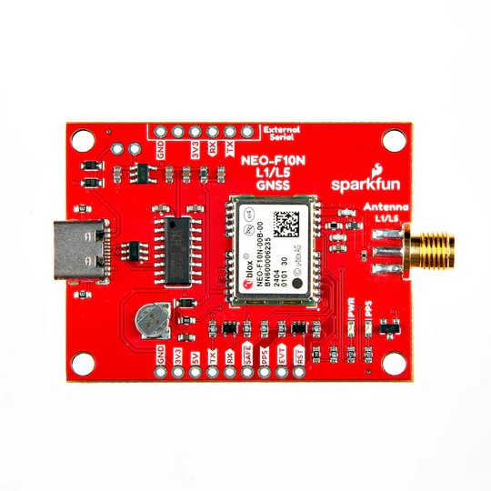 NEO-F10N搭載GNSS L1/L5 モジュール(SMA)【SFE-GPS-24114】