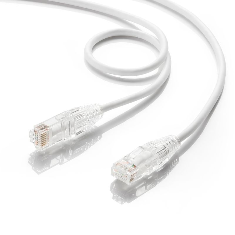 カテゴリ6A  LANケーブル(スリム、やわらか、ツメ折れ防止コネクタ)【KB-SL6AYS-20W】