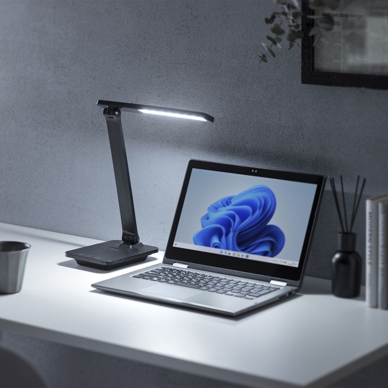 USB充電式LEDデスクライト【LED-DESK1BK】