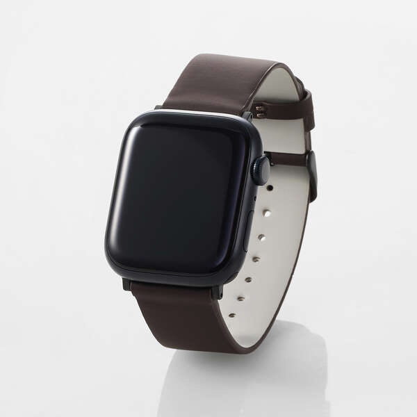 Apple Watch用ソフトレザーバンド【AW-45BDLBR】