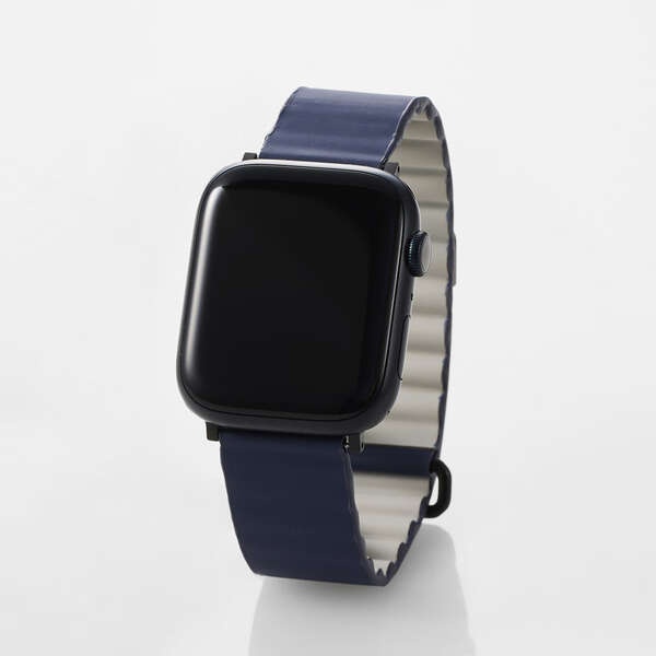 Apple Watch用ソフトレザーバンド(マグネットタイプ)【AW-45BDLMAGNV】