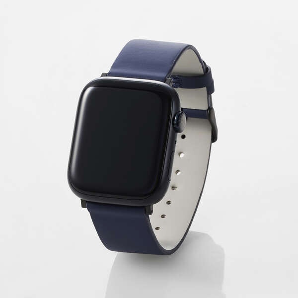 Apple Watch用ソフトレザーバンド【AW-45BDLNV】