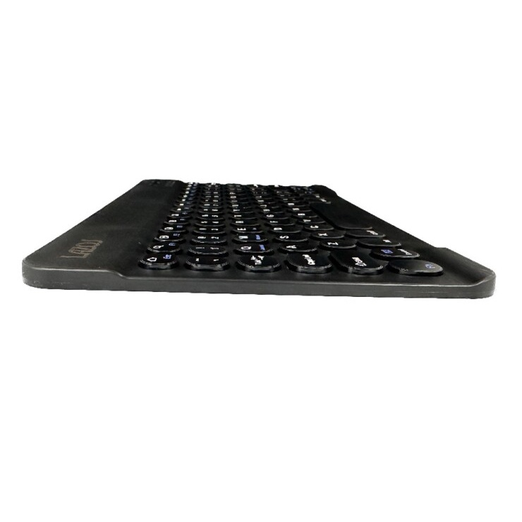 Bluetoothキーボード丸型キー(ブラック)【L-BTK3-B】