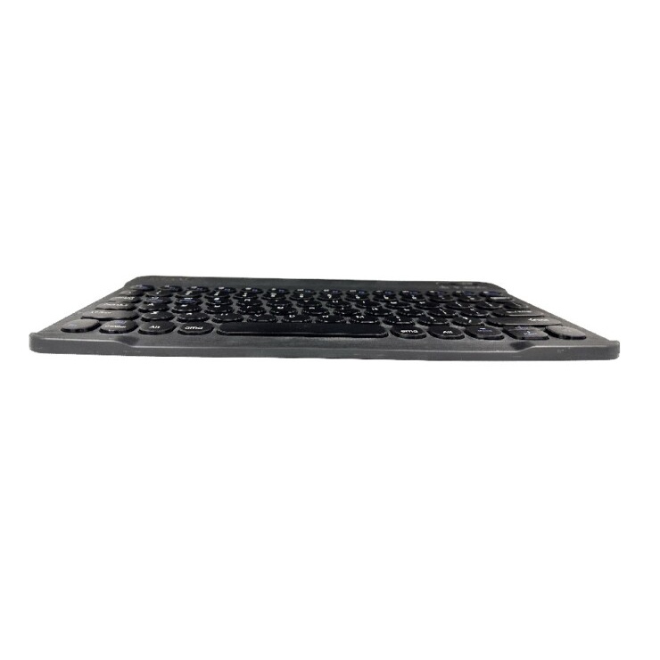 Bluetoothキーボード丸型キー(ブラック)【L-BTK3-B】