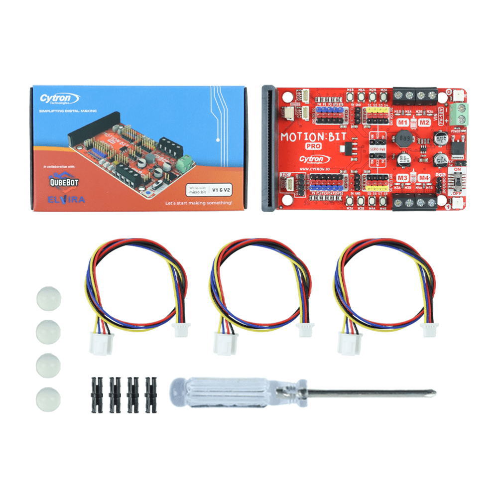 MOTION：BIT Pro(micro：bit用12V駆動ロボティクス拡張モジュール)【CYTRON-MOTION-BIT-PRO】