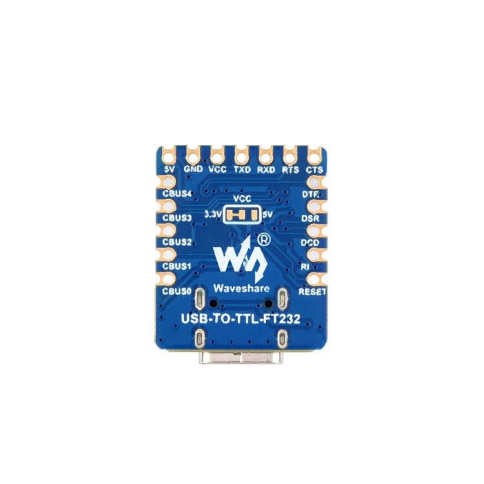 FT232RNL搭載USB Type-C - シリアルアダプタ【WAVESHARE-27466】