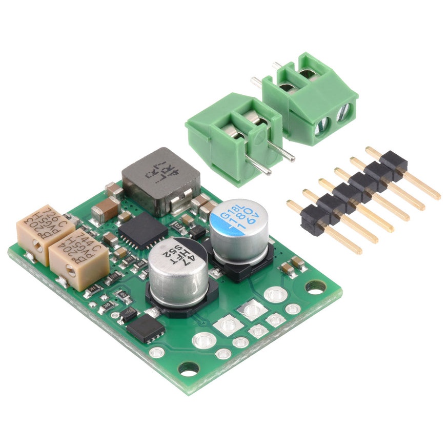 1.4-7V 3.8A 低電圧カットオフ機能搭載 可変降圧レギュレータ D30V33MALCMA【POLOLU-4852】