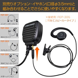 PROシリーズ スピーカーマイク(KENWOOD対応)【FPG-28K】