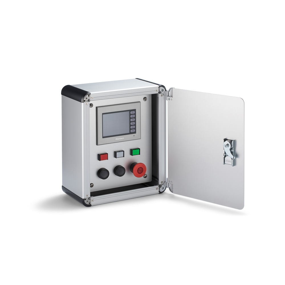 AUH型開閉式アルミコントロールボックス(シルバー)【AUH66-36-25KSS】