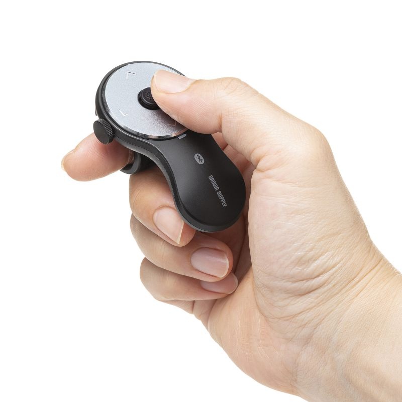 Bluetooth リングマウス(スクロール付)【MA-BTRING5BK】