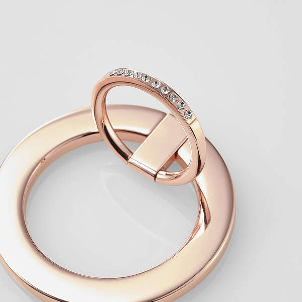 マグネットスマホリング/&me/MAGKEEP/ピンクゴールド【P-STRMKGSPN】