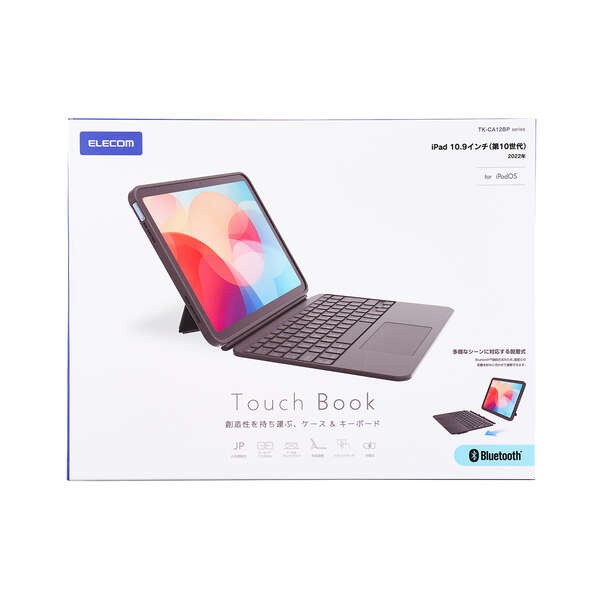 Touch Book for iPad 10.9インチ(第10世代)【TK-CA12BPBK】
