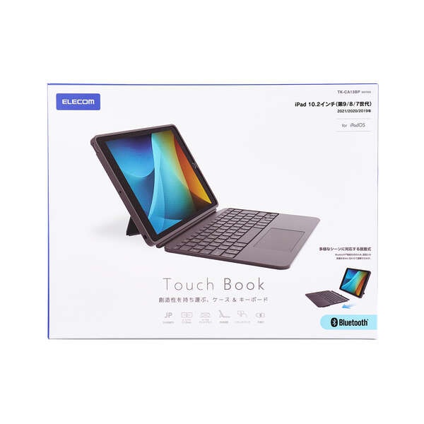 Touch Book for iPad 10.2インチ (第9/8/7世代)【TK-CA13BPBK】