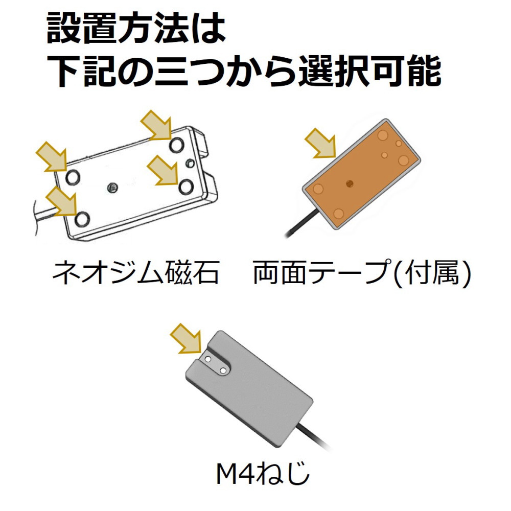 LTE/LPWA対応小型シングルアンテナ(ニッケルメッキ、2.5m)【1018-466A】