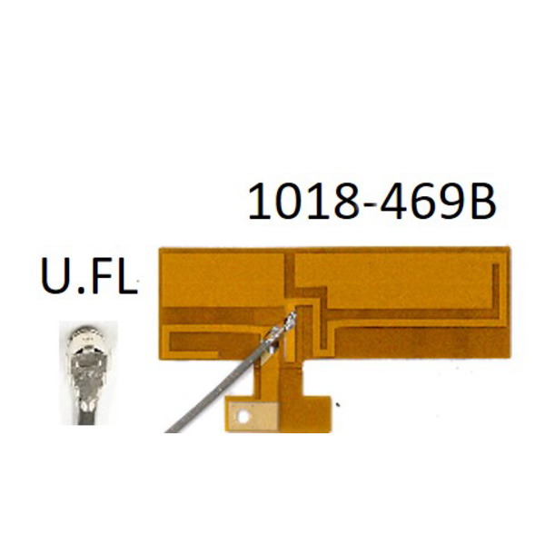 LTE/LPWA対応 λ/4FPCアンテナ(内蔵/U.FL)【1018-469B】