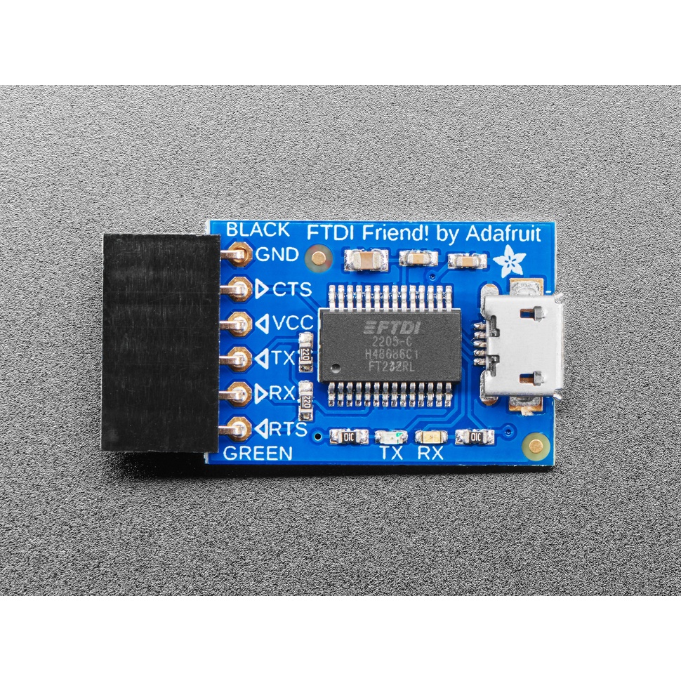 FTDI Friend with Micro USB Port + extras-v3【284】