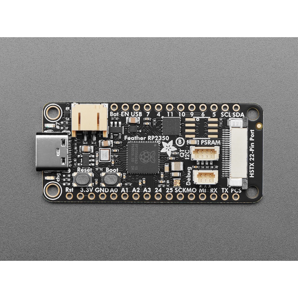 Adafruit Feather RP2350(HSTXポート付き)【6000】