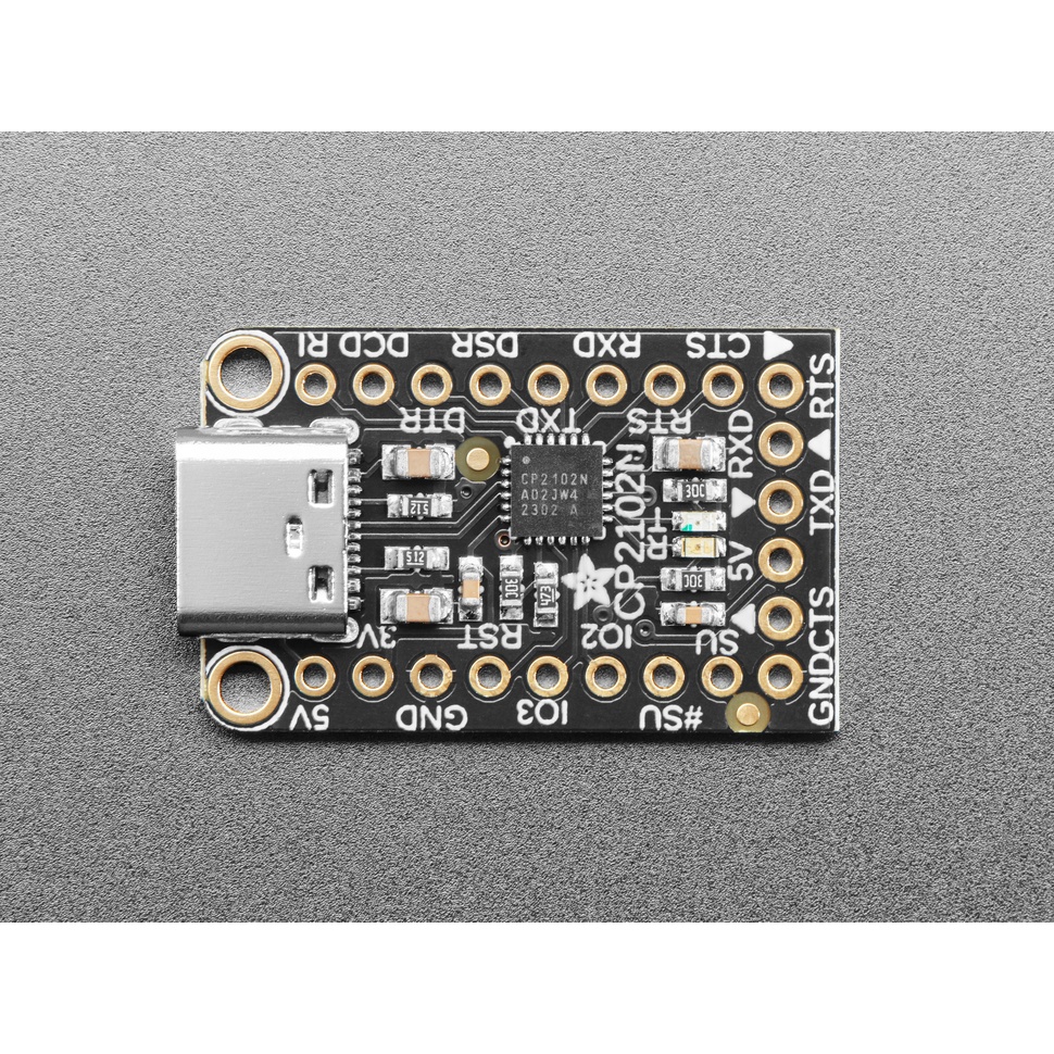Adafruit CP2102N Friend(USB-シリアルコンバータ)【5335】
