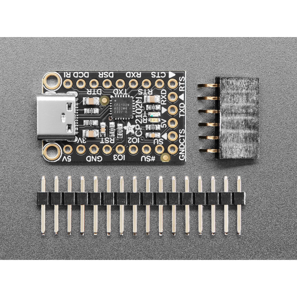 Adafruit CP2102N Friend(USB-シリアルコンバータ)【5335】