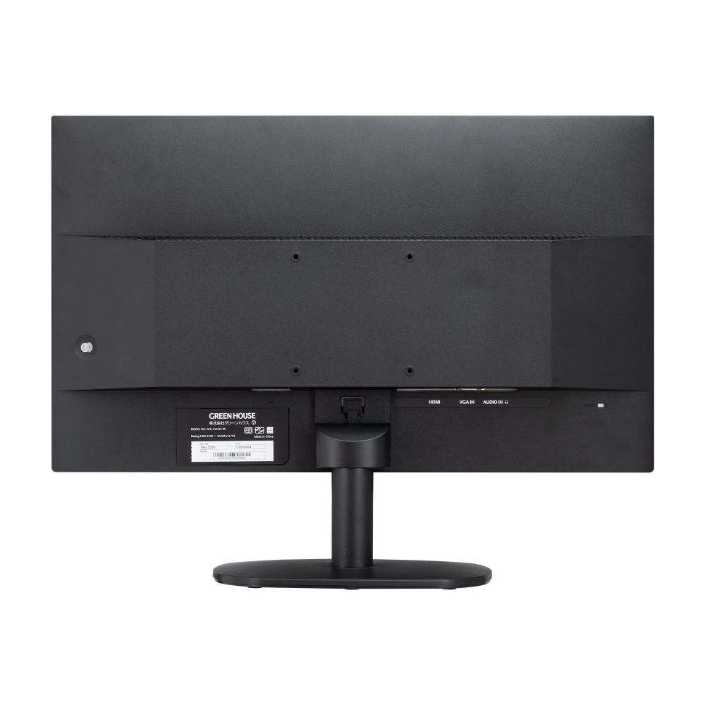 23.8型ワイドフルHD対応LED液晶ディスプレイ(ブラック)【GH-LCW24S-BK】