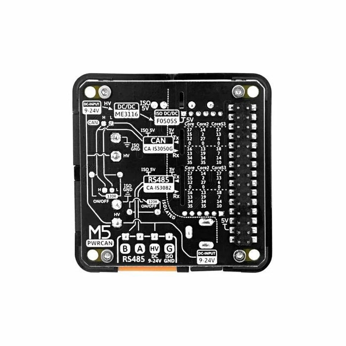 M5Stack用PWRCANモジュール-13.2(絶縁型CAN/RS485)【M5STACK-M139】