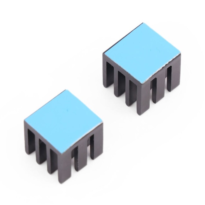 XIAO ESP32S3 Sense用アルミヒートシンク(2個入)【114010001】