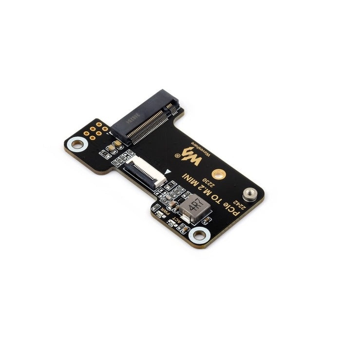 Waveshare Raspberry Pi 5用 PCIe-M.2 SSD MINI変換基板【WAVESHARE-27580】