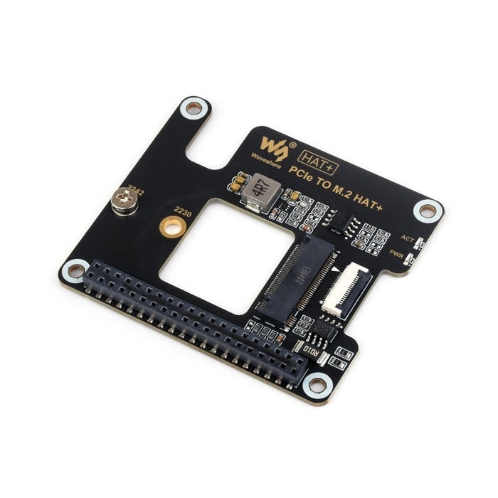 Waveshare Raspberry Pi 5用 M.2 SSD HAT+【WAVESHARE-26583】