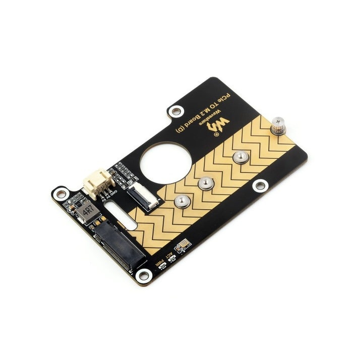 Raspberry Pi 5用 PCIe-M.2 SSD変換基板【WAVESHARE-27709】