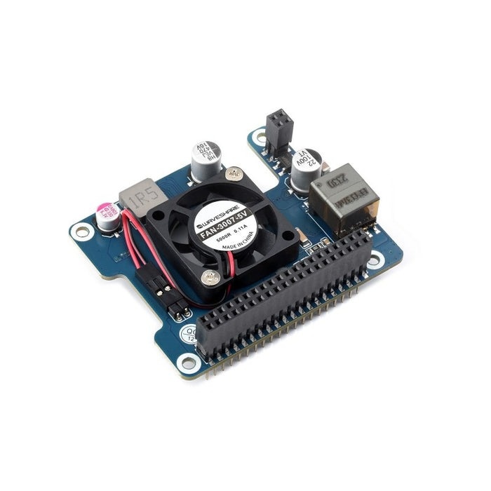 PoE HAT(F)-Raspberry Pi 5用PoE電源HAT【WAVESHARE-26399】