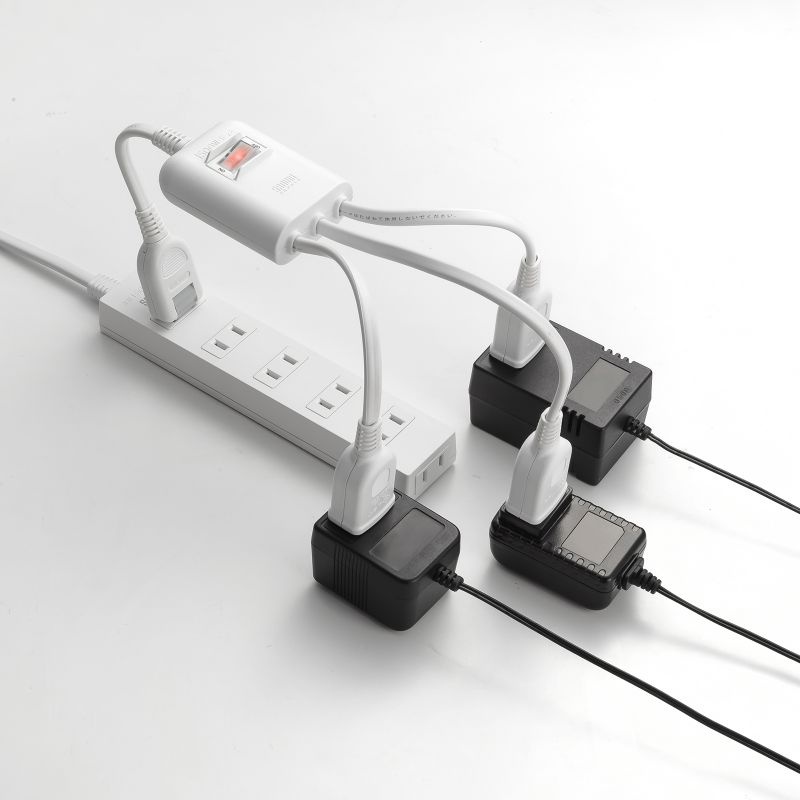 一括集中スイッチ付き電源延長コード【TAP-EX3SWW】