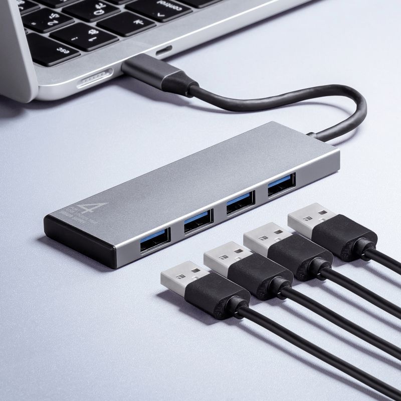 USB 10Gbps Type-C ハブ(4ポート)【USB-10TC13SV】
