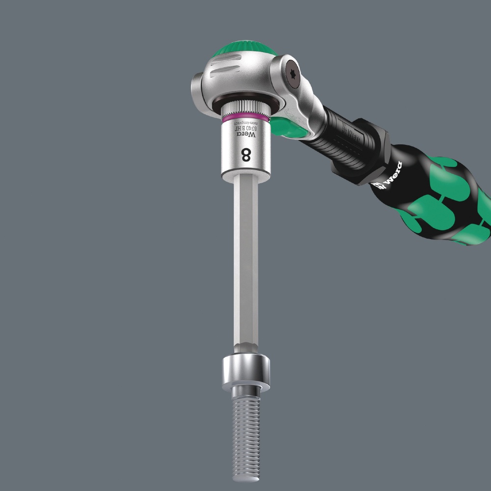 WERA ヴェラ 差込角3/8DR Hex-Plus 7個入りビットソケットセット【003181】