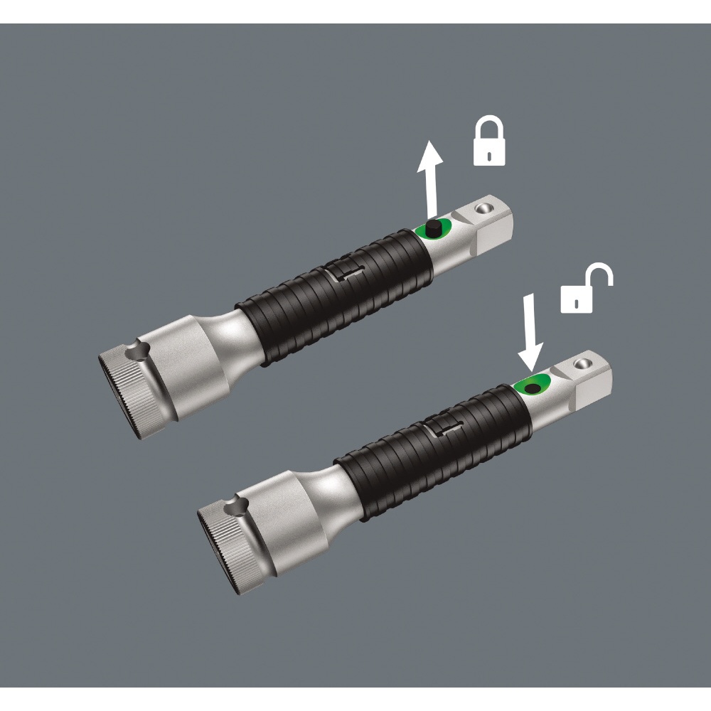 WERA ヴェラ 差込角3/8DR ロッキング機能付き エクステンションバー 全長125mm【003591】
