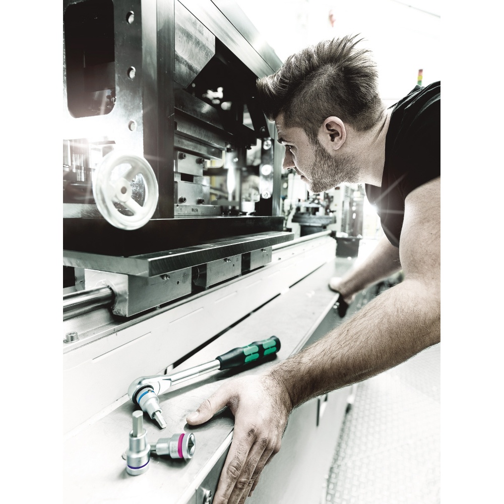 WERA ヴェラ 差込角1/2DR INHEXビットソケット ドライブ保持機能付き 六角差込サイズ5mm 全長140mm【003841】