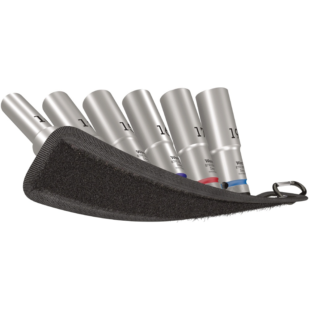 WERA ヴェラ 差込角1/2DR 6点組 ZYKLOPディープソケットセット【004565】