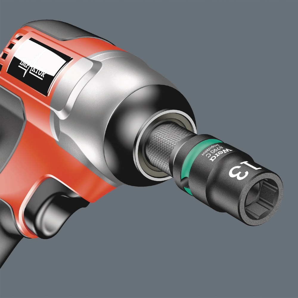 WERA ヴェラ 差込角1/2SQ HEXインパクトソケット 六角差込サイズ21mm 全長38mm【004578】