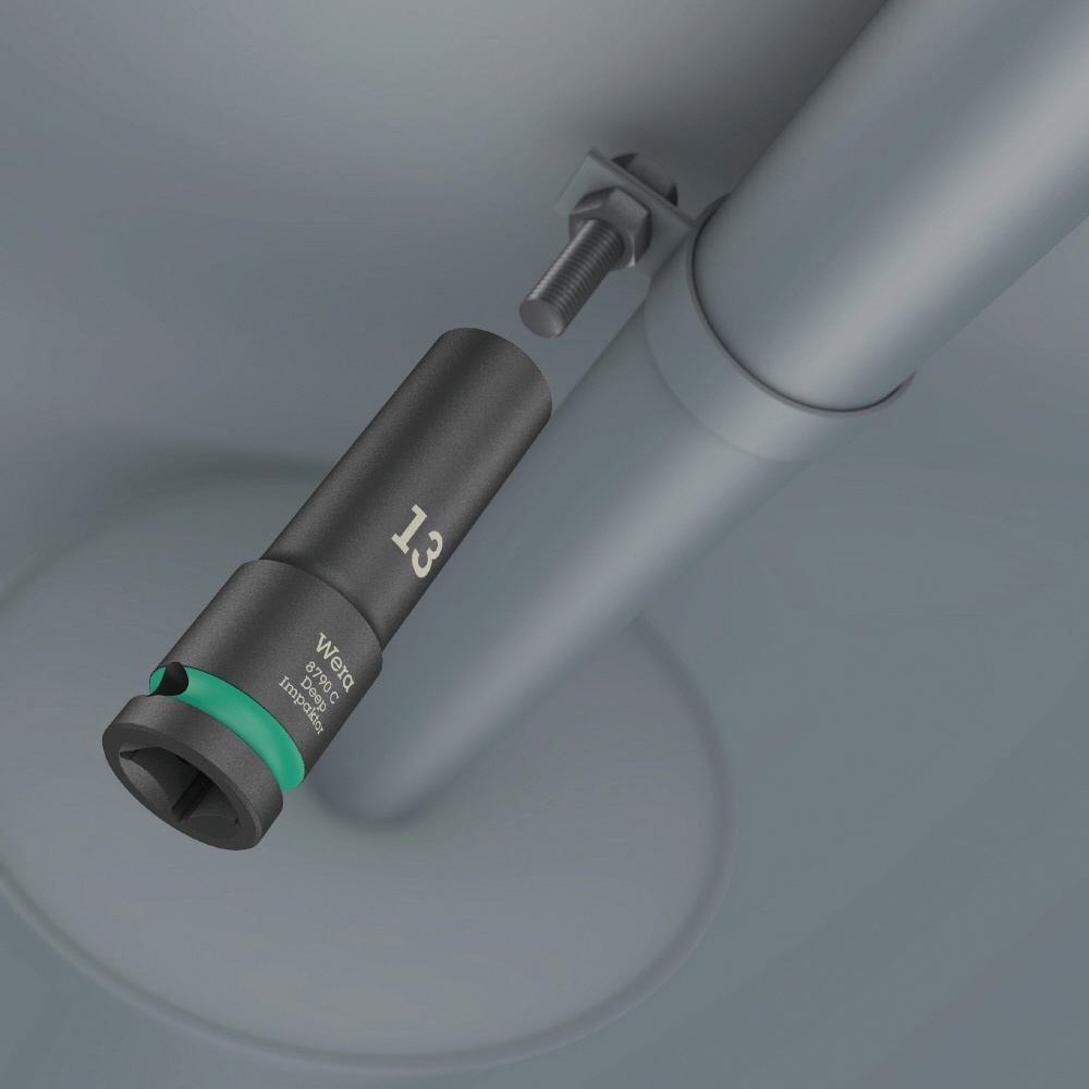 WERA ヴェラ 差込角1/2SQ HEXディープインパクトソケット サイズ22mm 全長83mm【004838】