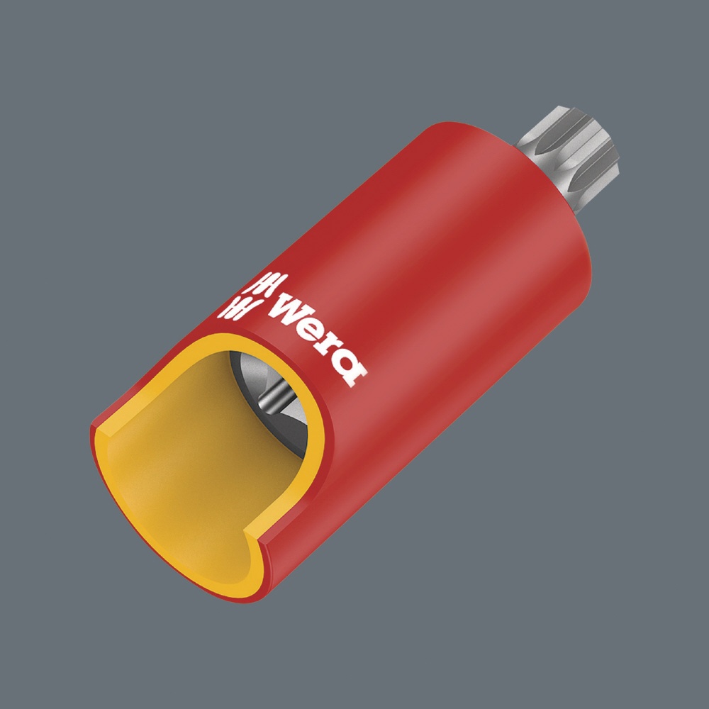 WERA ヴェラ 差込角3/8SQ 絶縁マルチポイントソケット コンパクト 先端サイズM8 全長59mm【004940】