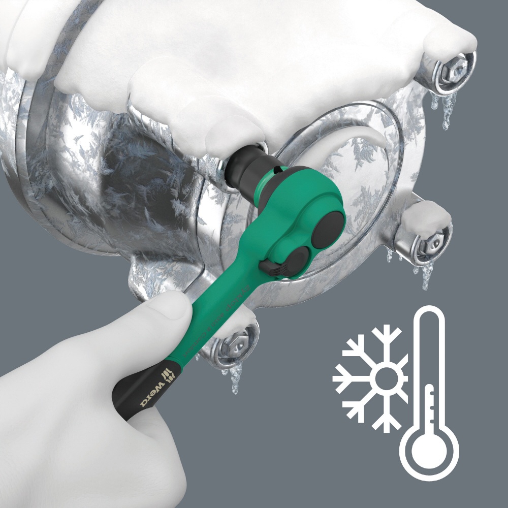 WERA ヴェラ 差込角3/8DR ZYKLOPコンフォートラチェット 80ギア 全長230mm【005540】