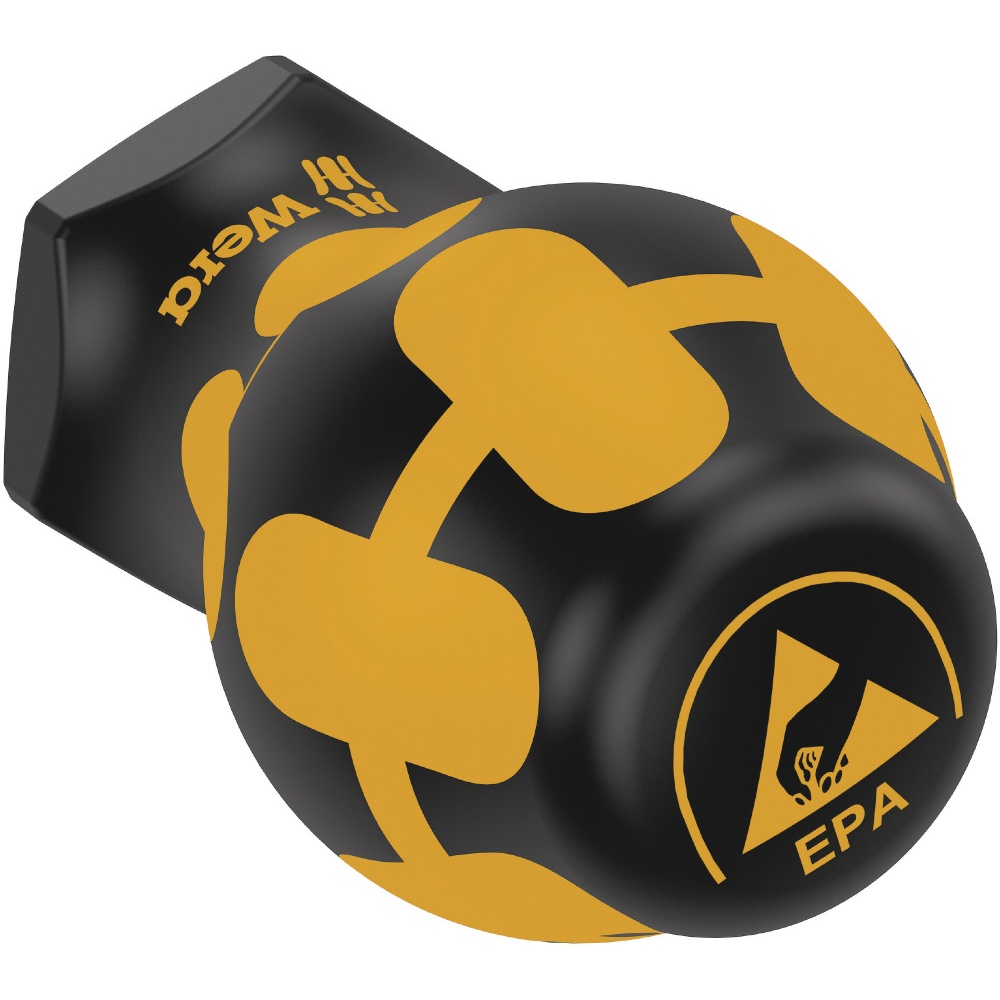 WERA ヴェラ ESD静電気除去スタビードライバーハンドル 先端サイズ1/4inch 全長54mm【008882】