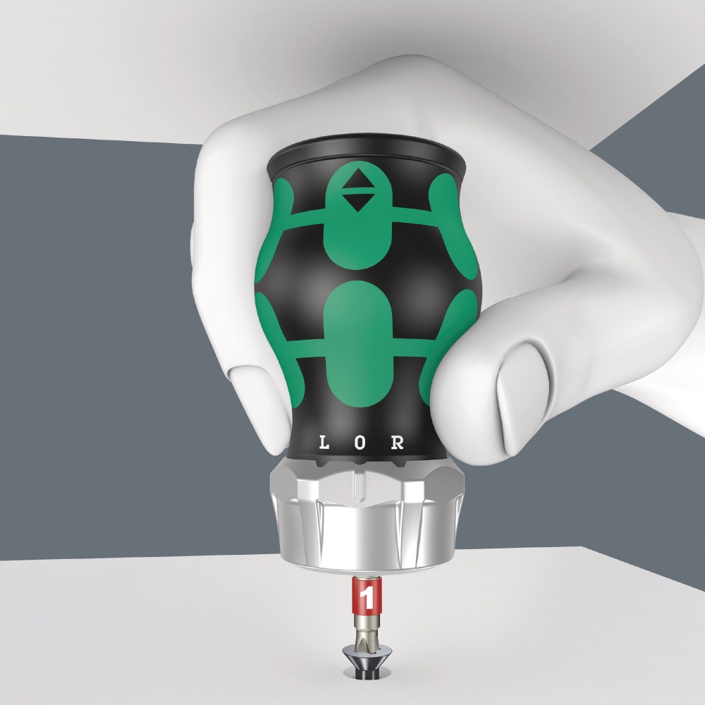 WERA ヴェラ ラチェット式スタビードライバー ビットセット ビット6本組 マイナスビット0.8x5.5 プラスビット1/2 ポジビット1/2 トルクスビット25【008884】