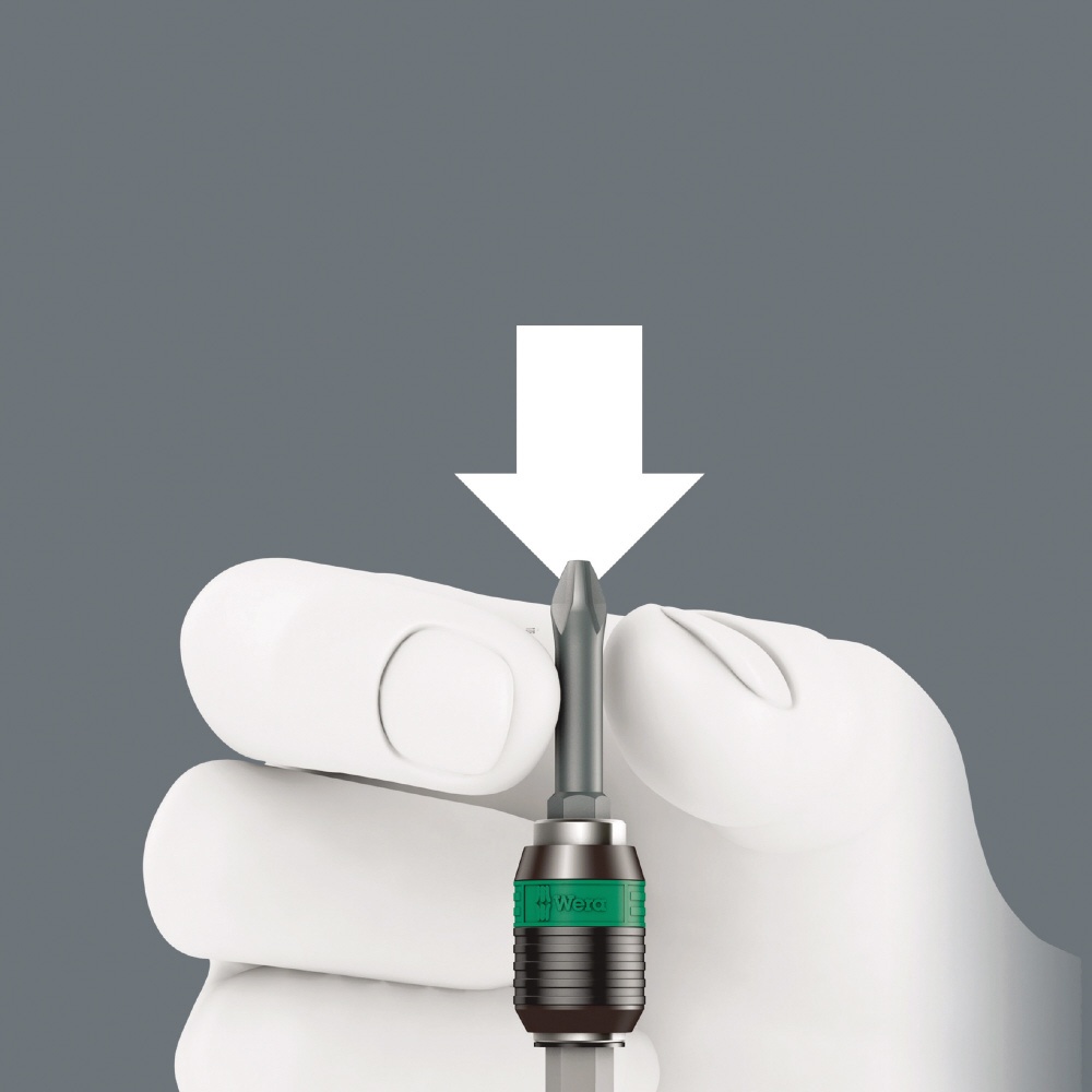 WERA ヴェラ T型ドライバーハンドル 差込角6.35mm 軸長45mm【023404】