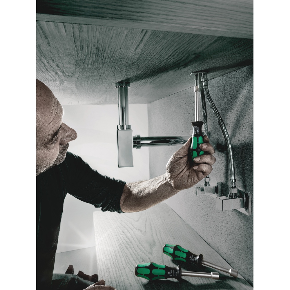 WERA ヴェラ ナットドライバー 中空シャフト 対辺5mm 軸長90mm【029460】