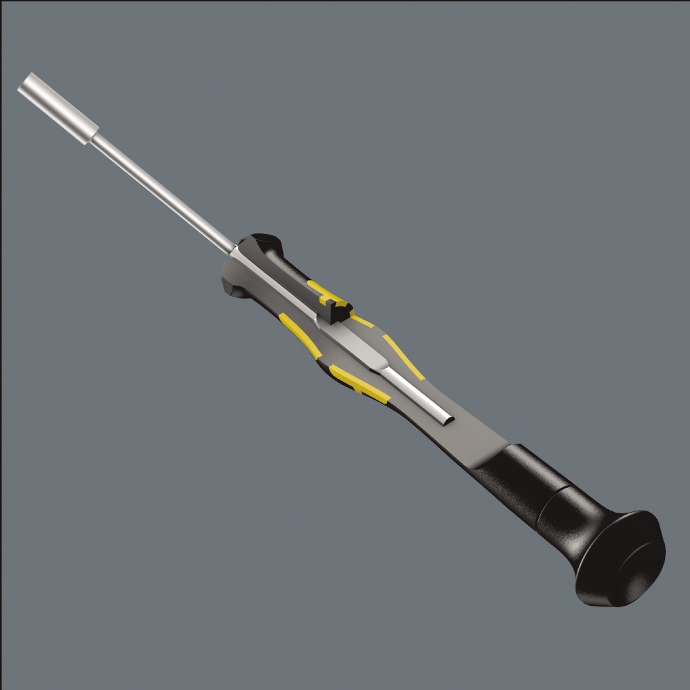 WERA ヴェラ ESD静電気放電対策 精密ナットドライバー 六角サイズ4.0mm 軸長60mm【030417】