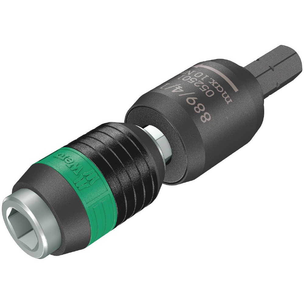 WERA ヴェラ 差込角1/4 六角ラチェット機能付き ビットホルダー 全長64mm【052501】