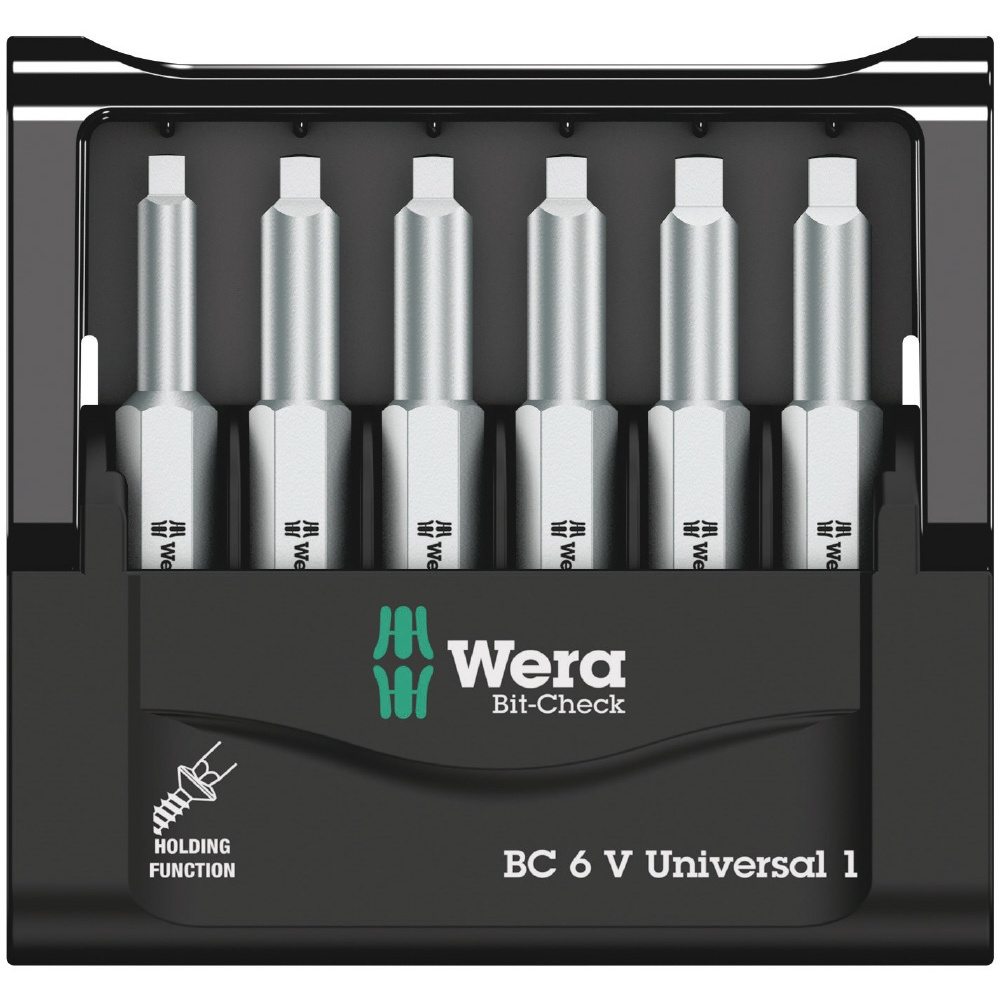 WERA ヴェラ ビットチェック 6点組Vシリーズビットセット【056478】