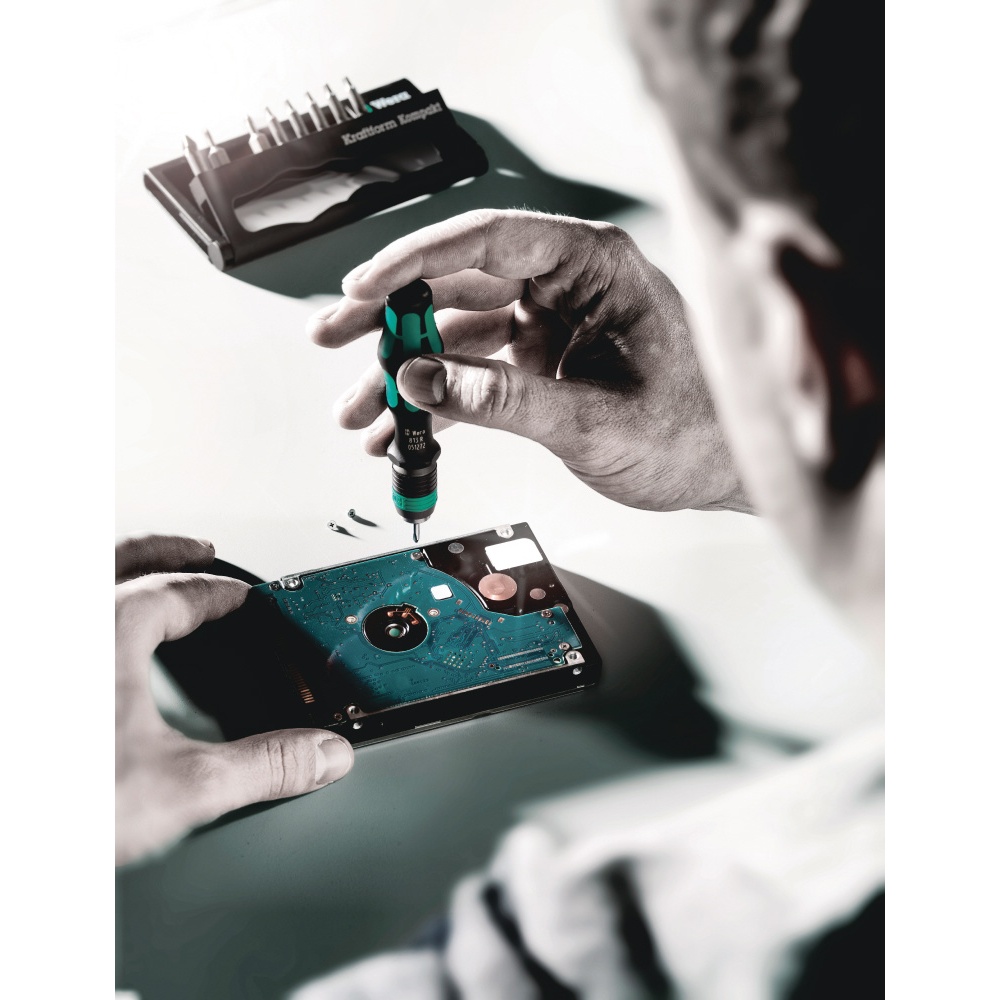 WERA ヴェラ 10点組 ドライバービットセット ハンドル付き【056653】