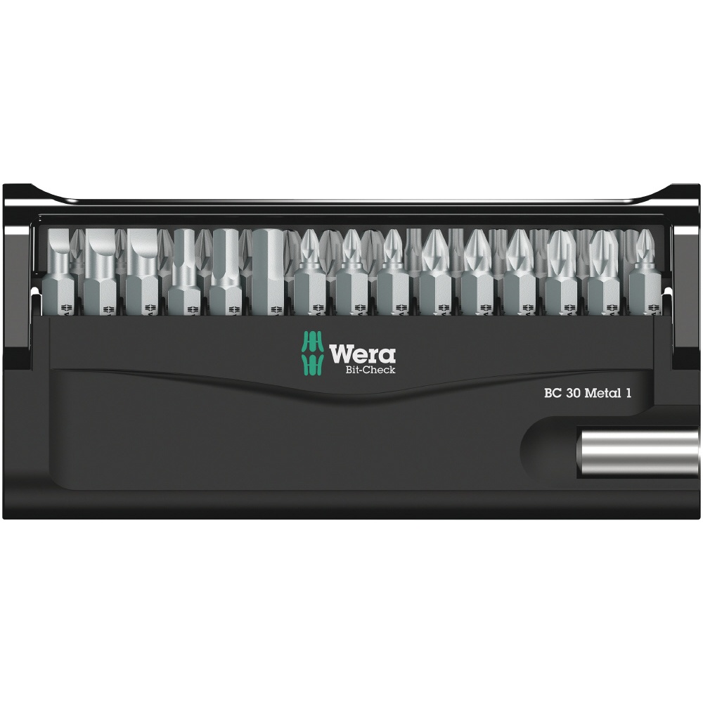 WERA ヴェラ 30本組 メタルビットセット ビット専用ケース付き【057440】
