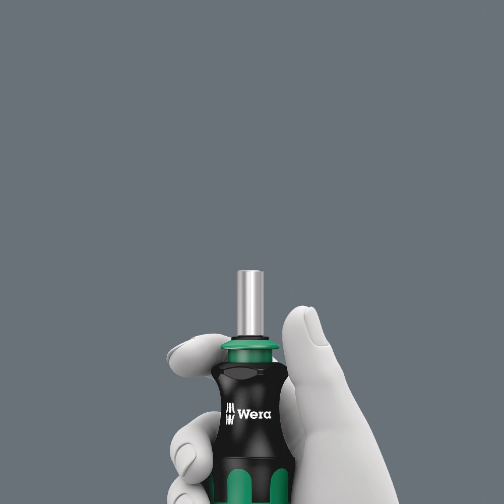 WERA ヴェラ 6点組 クラフトフォームコンパクト28インペリアル1 差込6.35mm ドライバービットセット クラフトフォームビットホルダー付【073241】